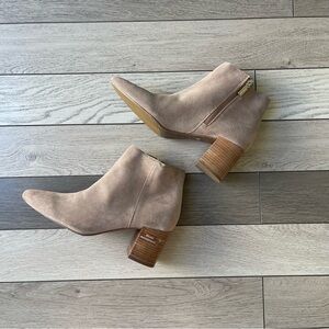 Blondo Taupe Ankle Booties